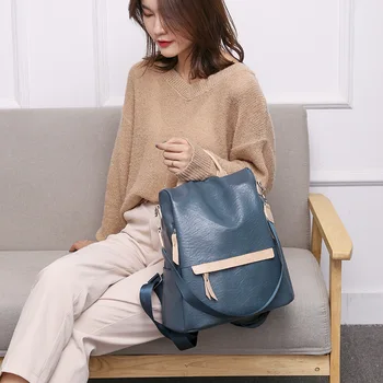 2020 new multifunctional backpack female Korean fashion anti-theft backpack student schoolbag
2020 new multifunctional backpack female Korean fashion anti-theft backpack student schoolbag