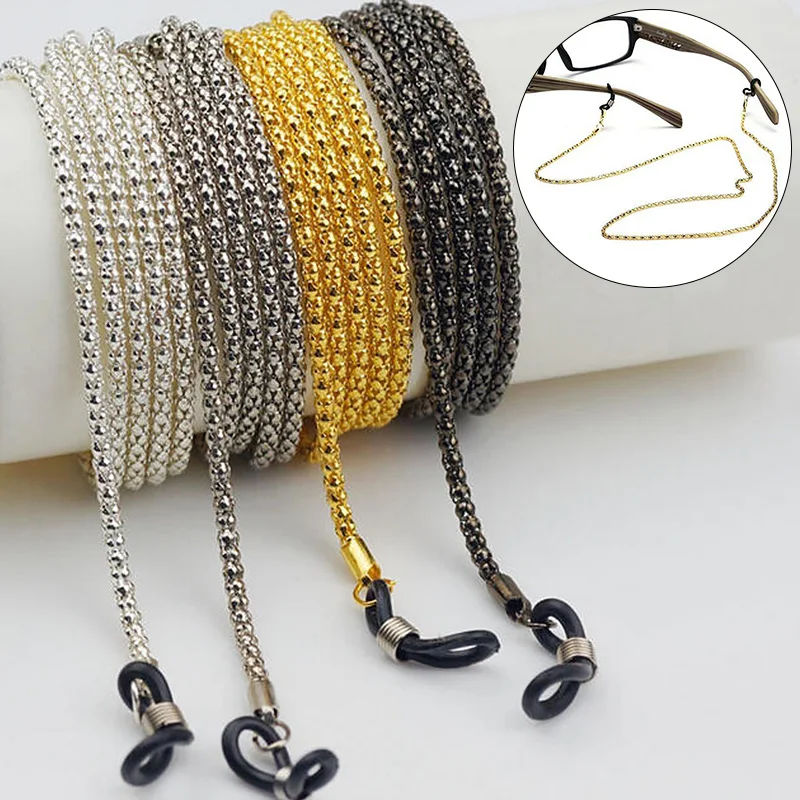 Non-slip Anti-lost Metal Sunglasses Chain Cord Eyeglass Cord Rop Holder Strap Necklace Golden Silvery Glasses Lanyard
Non-slip Anti-lost Metal Sunglasses Chain Cord Eyeglass Cord Rop Holder Strap Necklace Golden Silvery Glasses Lanyard