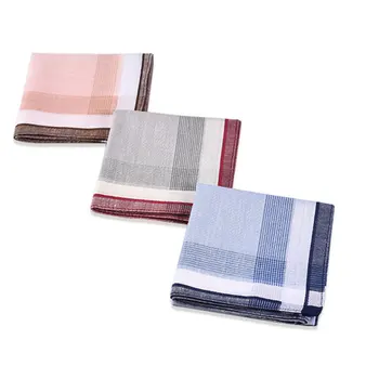 3Pcs/lot 38*38cm Soft Cotton Handkerchief Classic Check Striped Pattern Comfort Vintage Square Handy Pocket Women Men
3Pcs/lot 38*38cm Soft Cotton Handkerchief Classic Check Striped Pattern Comfort Vintage Square Handy Pocket Women Men