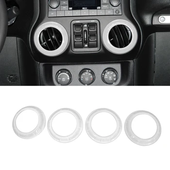 Air Conditioning Vent Outlet Cover for Jeep Wrangler JK 2011-2017 Car Interior Accessories ABS White 4pcs Car Styling Decoration 
Air Conditioning Vent Outlet Cover for Jeep Wrangler JK 2011-2017 Car Interior Accessories ABS White 4pcs Car Styling Decoration