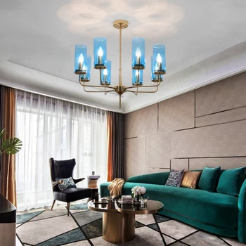 Post modern light luxury chandelier creative personality bedroom blue lamp dining room lamp northern Europe simple style lamp
Post modern light luxury chandelier creative personality bedroom blue lamp dining room lamp northern Europe simple style lamp