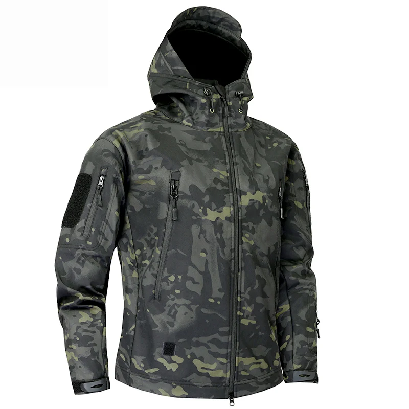 Outdoor Soft Shell Military Tactical Jacket Camouflage Men Trainning Windbreakers Shark Skin Waterproof Fleece Clothing 4XL
Outdoor Soft Shell Military Tactical Jacket Camouflage Men Trainning Windbreakers Shark Skin Waterproof Fleece Clothing 4XL