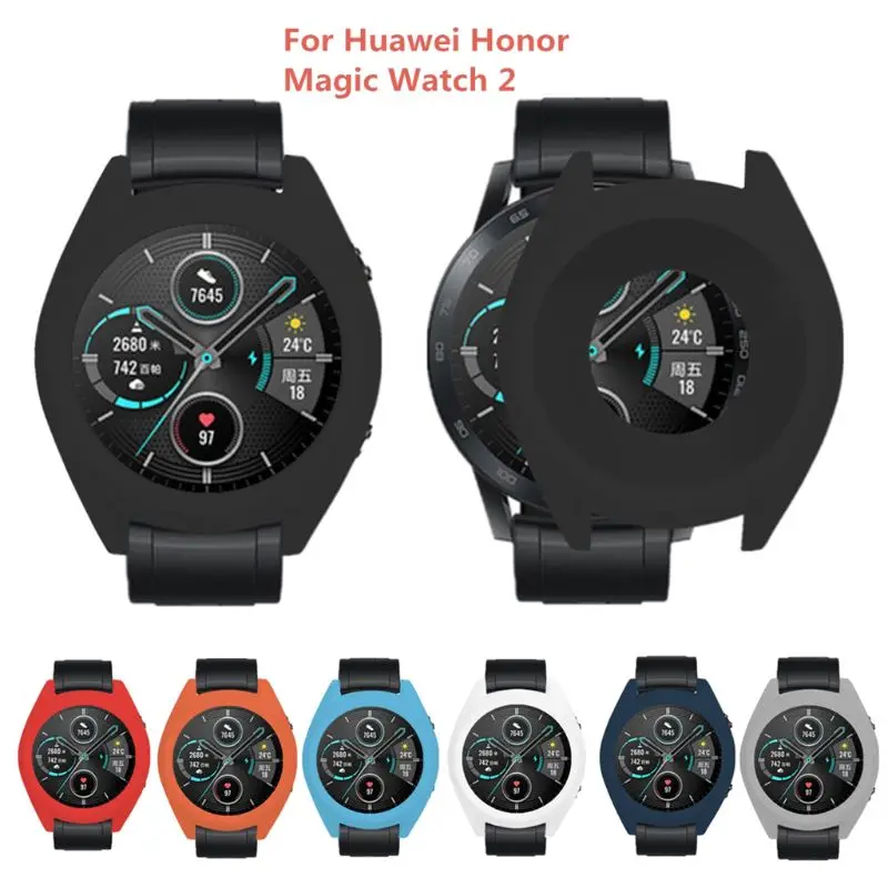 Slim Smart Protective Case Soft Silicone Watch Cover for Huawei-Honor Magic Watch 2 Smartwatch Accessories
Slim Smart Protective Case Soft Silicone Watch Cover for Huawei-Honor Magic Watch 2 Smartwatch Accessories