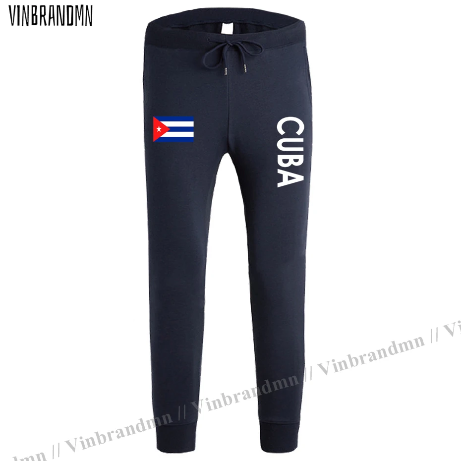

Cuba Cuban CU CUB mens pants joggers jumpsuit sweatpants track sweat fitness sporting tactical casual nation country leggin NEW