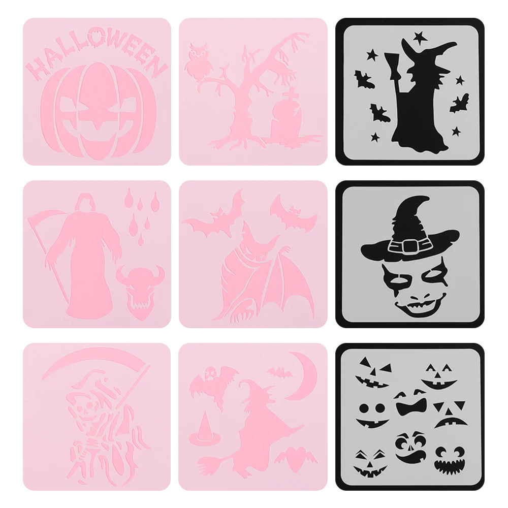 DIY Craft Happy Halloween Layering Stencils For Walls Painting Scrapbooking Stamp Album Decor Embossing Paper Card Template
DIY Craft Happy Halloween Layering Stencils For Walls Painting Scrapbooking Stamp Album Decor Embossing Paper Card Template