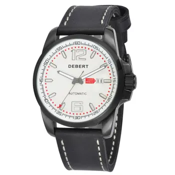 Debert 44mm Calendar White Table miyota8215 Men's Automatic Machinery mechanical wristwatches Belt часы 316L SS sapphire glass
Debert 44mm Calendar White Table miyota8215 Men's Automatic Machinery mechanical wristwatches Belt часы 316L SS sapphire glass