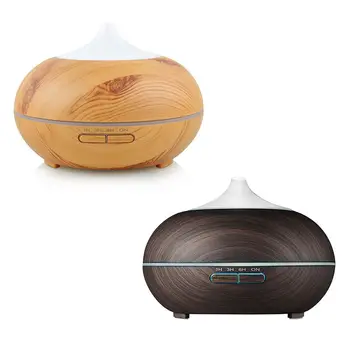 300ml Wood Grain Ultrasonic Cool Mist Humidifier-Quiet Humidifier with Color LED Lights Changing & 4 Timer Settings for Yoga Spa
300ml Wood Grain Ultrasonic Cool Mist Humidifier-Quiet Humidifier with Color LED Lights Changing & 4 Timer Settings for Yoga Spa