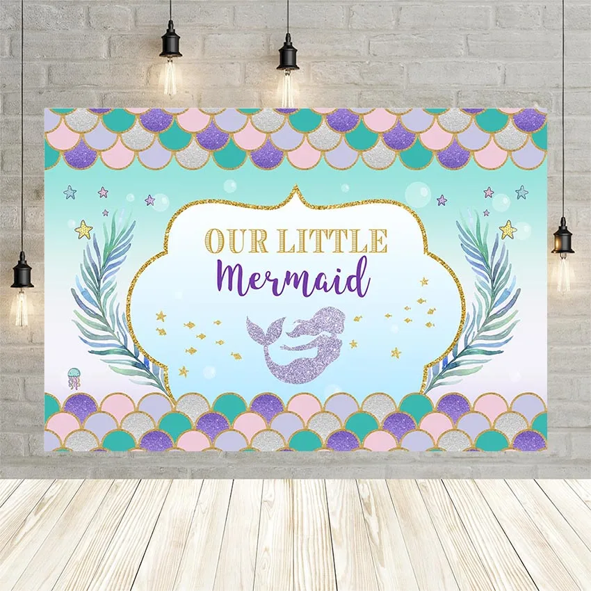 Avezano Photography Background Little Mermaid Underwater Scales Girl Baby Birthday Party Backdrop Photo Studio Photocall Banner
Avezano Photography Background Little Mermaid Underwater Scales Girl Baby Birthday Party Backdrop Photo Studio Photocall Banner