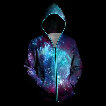 VIP FASHION Brand New Shiny Sporty Shiny Zipper Hoodie 3D Galaxy Print Hoodie For Men
VIP FASHION Brand New Shiny Sporty Shiny Zipper Hoodie 3D Galaxy Print Hoodie For Men
