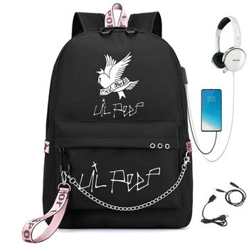 Hot Lil Peep Backpack Fashion Design school backpacks for teenagers Girls Student Bags USB multifunction travel Laptop Mochilas
Hot Lil Peep Backpack Fashion Design school backpacks for teenagers Girls Student Bags USB multifunction travel Laptop Mochilas