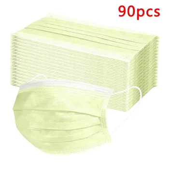90pcs reusable mouth mask Disposable 3 layer Meltblown Nonwove Filter personal safe Breathable mask yellow adult face mouth mask 
90pcs reusable mouth mask Disposable 3 layer Meltblown Nonwove Filter personal safe Breathable mask yellow adult face mouth mask
