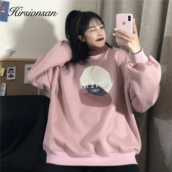 Hirsionsan Turtleneck Fake Two Pieces Sweatshirts Women Splice Letter Printed Thicken Pink Kawaii Jumper Oversize Female Tops
Hirsionsan Turtleneck Fake Two Pieces Sweatshirts Women Splice Letter Printed Thicken Pink Kawaii Jumper Oversize Female Tops