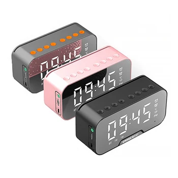 Bluetooth Speaker with FM Radio LED Mirror Alarm Clock Subwoofer Music Player Snooze Desktop Clock Wireless
Bluetooth Speaker with FM Radio LED Mirror Alarm Clock Subwoofer Music Player Snooze Desktop Clock Wireless