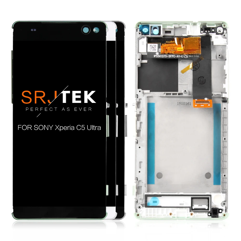 Tested 6" Display For SONY Xperia C5 LCD Touch Screen Digitizer C5 Ultra Sensor Glass E5506 E5533 E5563 E5553 Replacement Parts
Tested 6" Display For SONY Xperia C5 LCD Touch Screen Digitizer C5 Ultra Sensor Glass E5506 E5533 E5563 E5553 Replacement Parts