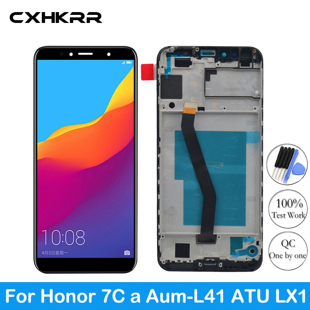 Original 5.7 "Display/For Huawei Honor 7C LCD AUM-L41 - L29 Display Touch Screen Digitizer Assembly ATU LX1 / L21 Huawei 7A Pro
Original 5.7 "Display/For Huawei Honor 7C LCD AUM-L41 - L29 Display Touch Screen Digitizer Assembly ATU LX1 / L21 Huawei 7A Pro