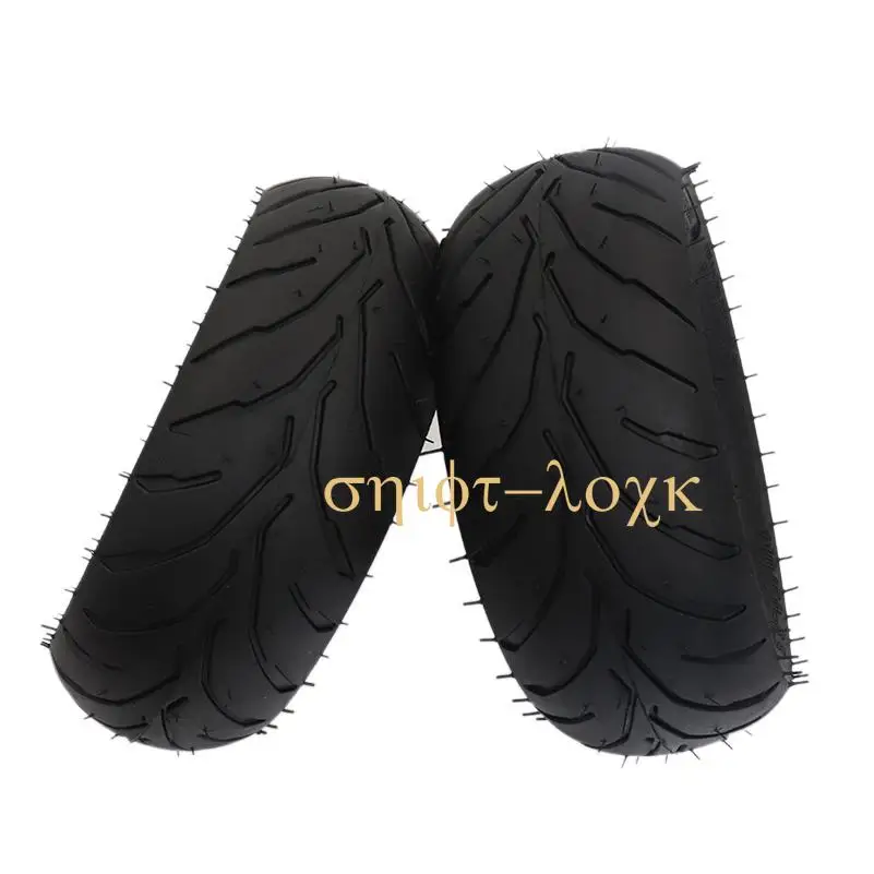 

90/65-6.5 Front tire & 110/50-6.5 Rear tyre outer Tire& Inner Tube Bent Valve fits 49cc Mini Dirt Bike e Scooter Mini Moto