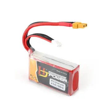 

7.4V/11.1V 850MAH/1000MAH 45C 2S Lipo Battery XT30/JST Plug Rechargeable for RC Racing Drone Helicopter Car Boat Model