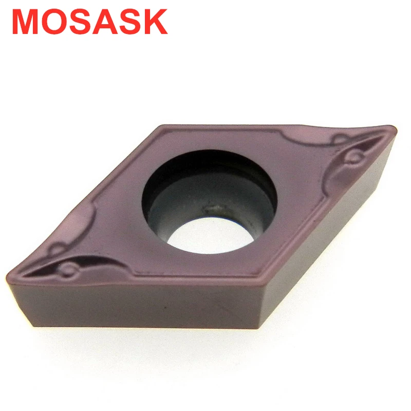 Токарный станок moask токарный с ЧПУ из нержавеющей стали 10 шт. DCMT 0702 11T3 04 08 TM ZP1521|Токарный инструмент| |