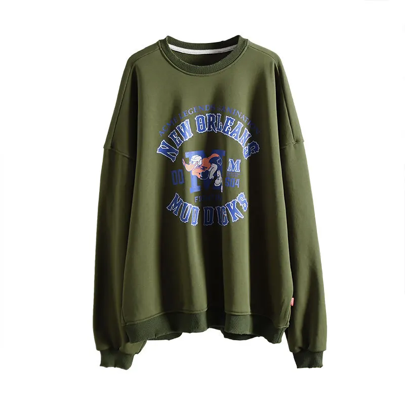 2020 Spring Autumn Women's Thin Mid-Length Cartoon Printed Sweatshirt Loose Pullover Base Large Tops Female
2020 Spring Autumn Women's Thin Mid-Length Cartoon Printed Sweatshirt Loose Pullover Base Large Tops Female