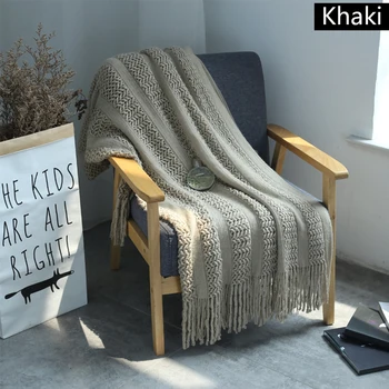 Throw Blanket Knitted Soft Warm Solid Color Bedspread Air Conditioner Quilt with Tassel for Bed/Sofa/Office/Camping/Travel/Nap
Throw Blanket Knitted Soft Warm Solid Color Bedspread Air Conditioner Quilt with Tassel for Bed/Sofa/Office/Camping/Travel/Nap