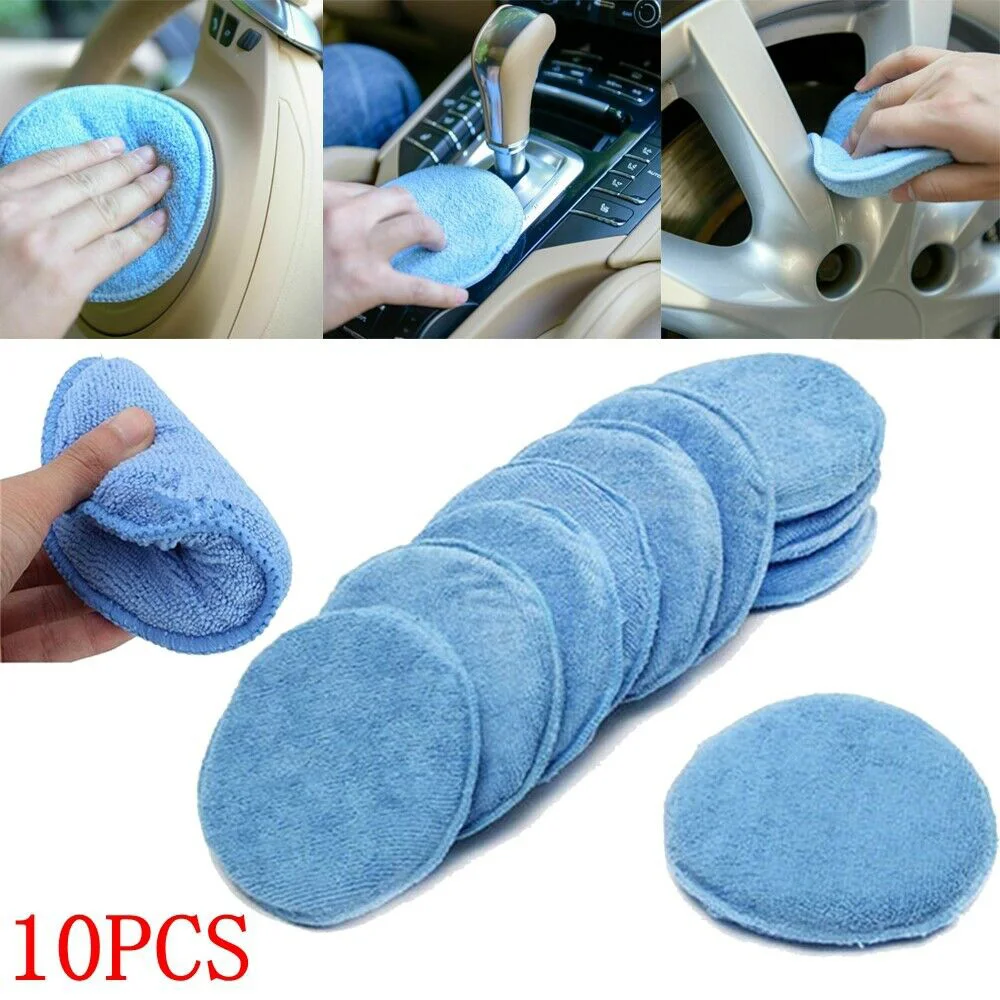 10PCS 4.7 Inch Car Washing Sponge Cleaning Polishing Pad Foam Microfiber Waxing For Car Interior Dashboard/ Glass/ Bumper
10PCS 4.7 Inch Car Washing Sponge Cleaning Polishing Pad Foam Microfiber Waxing For Car Interior Dashboard/ Glass/ Bumper