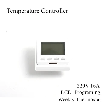AC 220V 16A Temperature Controller Digital Thermostat Control Electric Floor Heating Cable Room Warm Heater Home Auto Instrument
AC 220V 16A Temperature Controller Digital Thermostat Control Electric Floor Heating Cable Room Warm Heater Home Auto Instrument