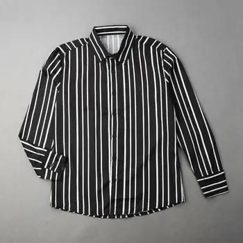 New Men's Fashion British Style Shirt Long Sleeve Casual Striped Button Shirt V-neck Fashion Slim Shirt Tops Polyester
New Men's Fashion British Style Shirt Long Sleeve Casual Striped Button Shirt V-neck Fashion Slim Shirt Tops Polyester
