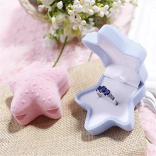 1pc Lovely Velvet Starfish Jewelry Box For Earrings Necklace Bracelet Container Wedding Ring Box Display Gift Box Holder
1pc Lovely Velvet Starfish Jewelry Box For Earrings Necklace Bracelet Container Wedding Ring Box Display Gift Box Holder