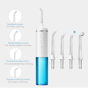 Oral Irrigador Portable Water Flosser Ultrasonic Dental Cleaner Electric Dental Water Pic Rechargeable USB for Adult
Oral Irrigador Portable Water Flosser Ultrasonic Dental Cleaner Electric Dental Water Pic Rechargeable USB for Adult