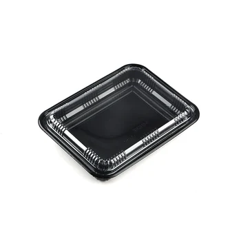 25pcs 26x20x5cm Black Food Packaging Blister Container Takeway Tray Meat Fruit Sushi Cake Salad Plastic Box With Lid
25pcs 26x20x5cm Black Food Packaging Blister Container Takeway Tray Meat Fruit Sushi Cake Salad Plastic Box With Lid
