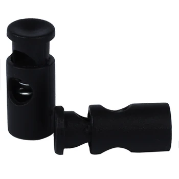 New Black Plastic Toggle Spring Stop Single Hole Rope Cord Locks 20 Pcs 
New Black Plastic Toggle Spring Stop Single Hole Rope Cord Locks 20 Pcs