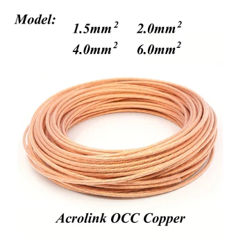 Hifi audio Acrolink 5N OCC copper Wire 4 square Power cable ,audio speaker wire for DIY power cable
Hifi audio Acrolink 5N OCC copper Wire 4 square Power cable ,audio speaker wire for DIY power cable