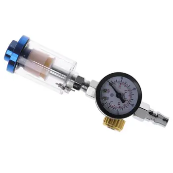 Spray Paint Gun Air Regulator Gauge & In-line Air Oil Water Separator Filter Kit
Spray Paint Gun Air Regulator Gauge & In-line Air Oil Water Separator Filter Kit