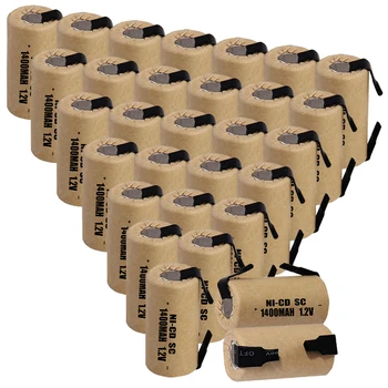 30 pcs SC battery 1.2V SUBC batteries rechargeable high drain 1400mah with tabs color random
30 pcs SC battery 1.2V SUBC batteries rechargeable high drain 1400mah with tabs color random