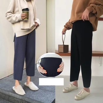 Explosion models fall pregnant pooping solid color comfortable adjustable pregnant wool wide leg pants large size nine pants new
Explosion models fall pregnant pooping solid color comfortable adjustable pregnant wool wide leg pants large size nine pants new