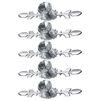 5pcs Crystal Cabinet Knobs Dresser Drawer Pulls Diamond Glass Closet Cupboard Handles Wardrobe Pulls with Plate and Screws Offic 
5pcs Crystal Cabinet Knobs Dresser Drawer Pulls Diamond Glass Closet Cupboard Handles Wardrobe Pulls with Plate and Screws Offic