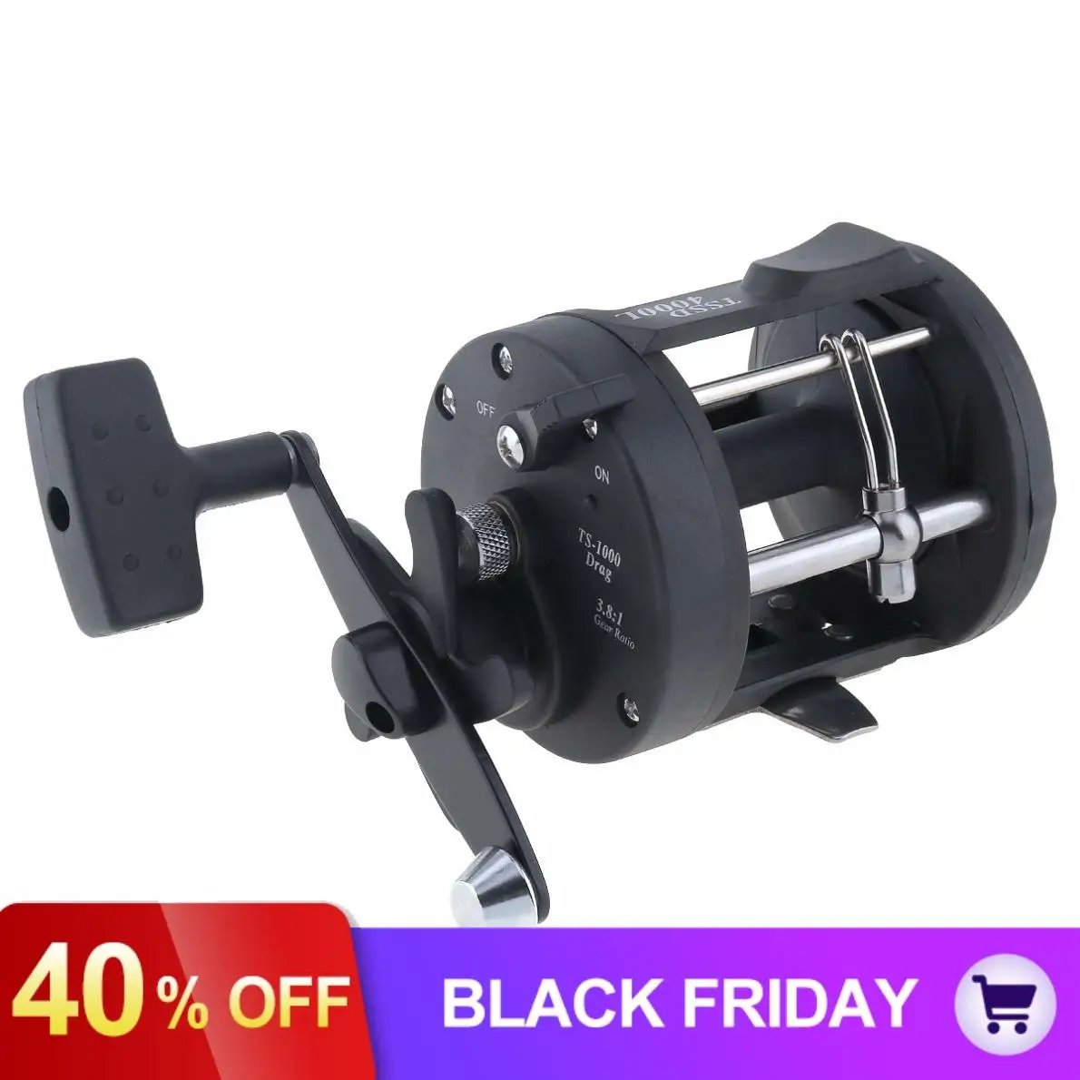 4000 Series Gear Ratio 3.8:1 Trolling Wheel Casting Boat Sea Fishing Reel Black Drum Fishing Reel
4000 Series Gear Ratio 3.8:1 Trolling Wheel Casting Boat Sea Fishing Reel Black Drum Fishing Reel