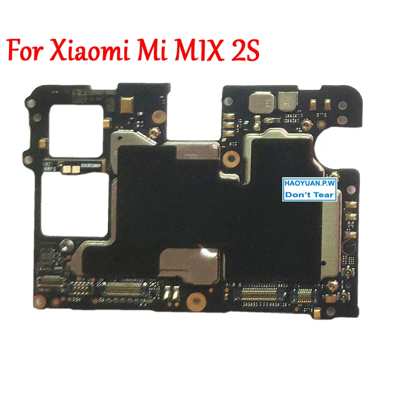 Global Firmware Tested Full Work Original Unlock Motherboard For Xiaomi Mi Mix 2 2S Mix2S Logic Circuit Board Plate
Global Firmware Tested Full Work Original Unlock Motherboard For Xiaomi Mi Mix 2 2S Mix2S Logic Circuit Board Plate