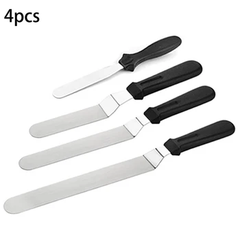 4/6/8/10in Stainless Steel Spatula Palette Cake Smooth Set Cake Decorating Spatulas No Sharp Blades Kitchen Gadget Bakeware
4/6/8/10in Stainless Steel Spatula Palette Cake Smooth Set Cake Decorating Spatulas No Sharp Blades Kitchen Gadget Bakeware