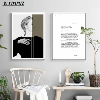 Nordic Black White Personage Letters Art Decor Picture Quality Canvas Painting Poster Home Decor Room Living Sofa Wall Decor
Nordic Black White Personage Letters Art Decor Picture Quality Canvas Painting Poster Home Decor Room Living Sofa Wall Decor