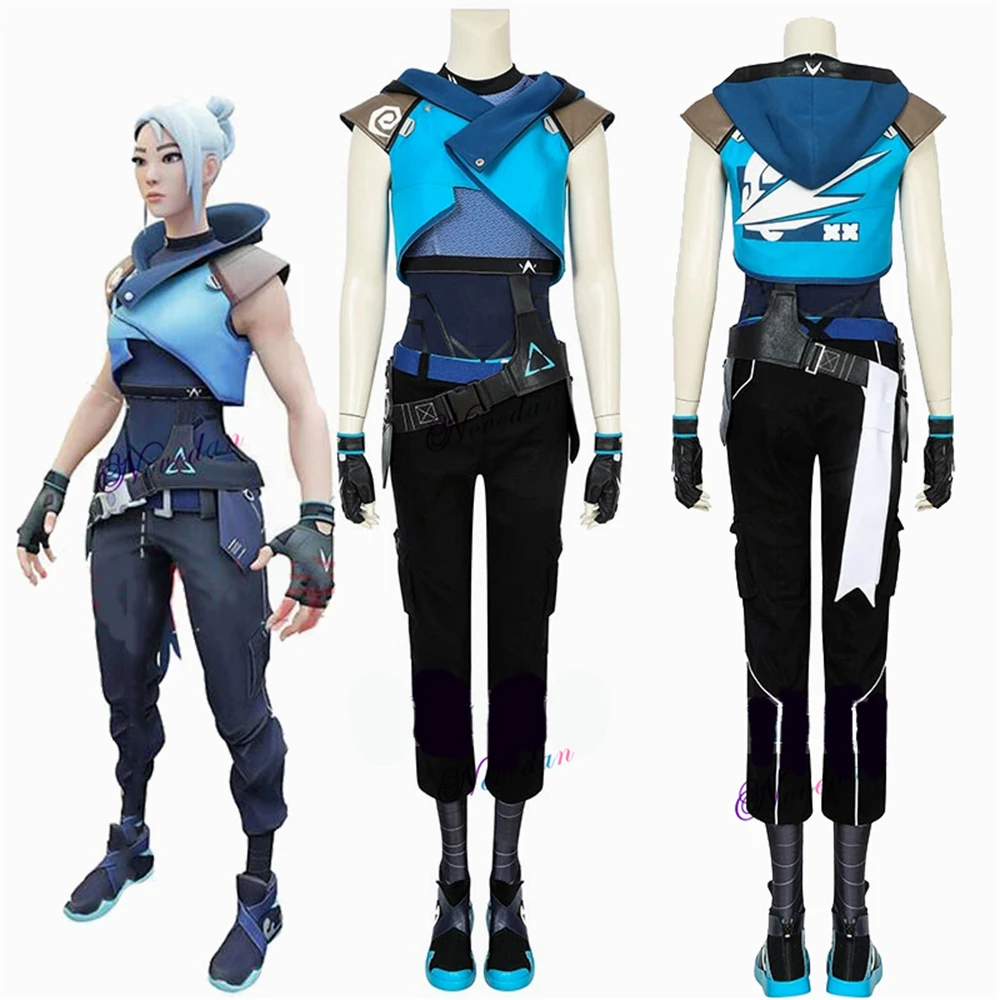 Game Valorant Jett Cosplay Costume Jett Jacket Coat Shoes For Women Girls Fancy Carnival Party Suit Outfit Custom Made
Game Valorant Jett Cosplay Costume Jett Jacket Coat Shoes For Women Girls Fancy Carnival Party Suit Outfit Custom Made