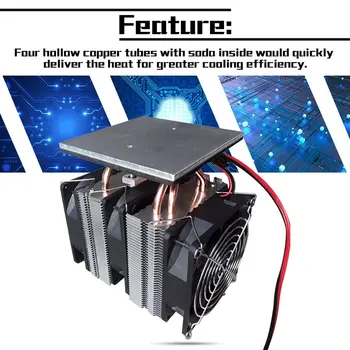 12V 240W Peltier Chip Semiconductor Cooling Plate Refrigerator Large Power Assisted Computer Cooling Plate
12V 240W Peltier Chip Semiconductor Cooling Plate Refrigerator Large Power Assisted Computer Cooling Plate