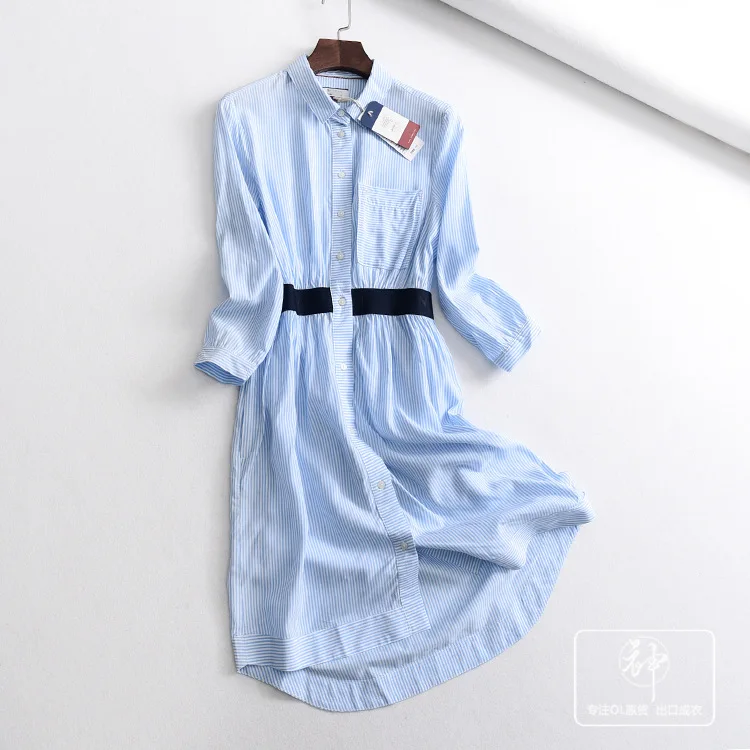 One's Simple Elegant Commuting Half-sleeve Shirt Striped Shirt Dress Women's Entity
One's Simple Elegant Commuting Half-sleeve Shirt Striped Shirt Dress Women's Entity
