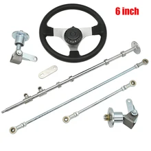 168cc GO KART UTV Strut Knuckle Spindle Assembly & 6 Inch Flange ATV Front Steering Gear Rack Joint Tie Rod & Wheel Hub
168cc GO KART UTV Strut Knuckle Spindle Assembly & 6 Inch Flange ATV Front Steering Gear Rack Joint Tie Rod & Wheel Hub
