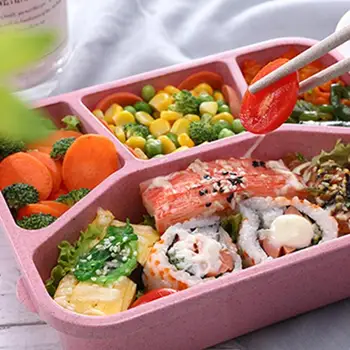 1 Pcs Wheat Straw Microwave Bento Lunch Box Picnic Food Fruit Container Storage Box For Kids Adult Portable Japanese Lunch Box 
1 Pcs Wheat Straw Microwave Bento Lunch Box Picnic Food Fruit Container Storage Box For Kids Adult Portable Japanese Lunch Box