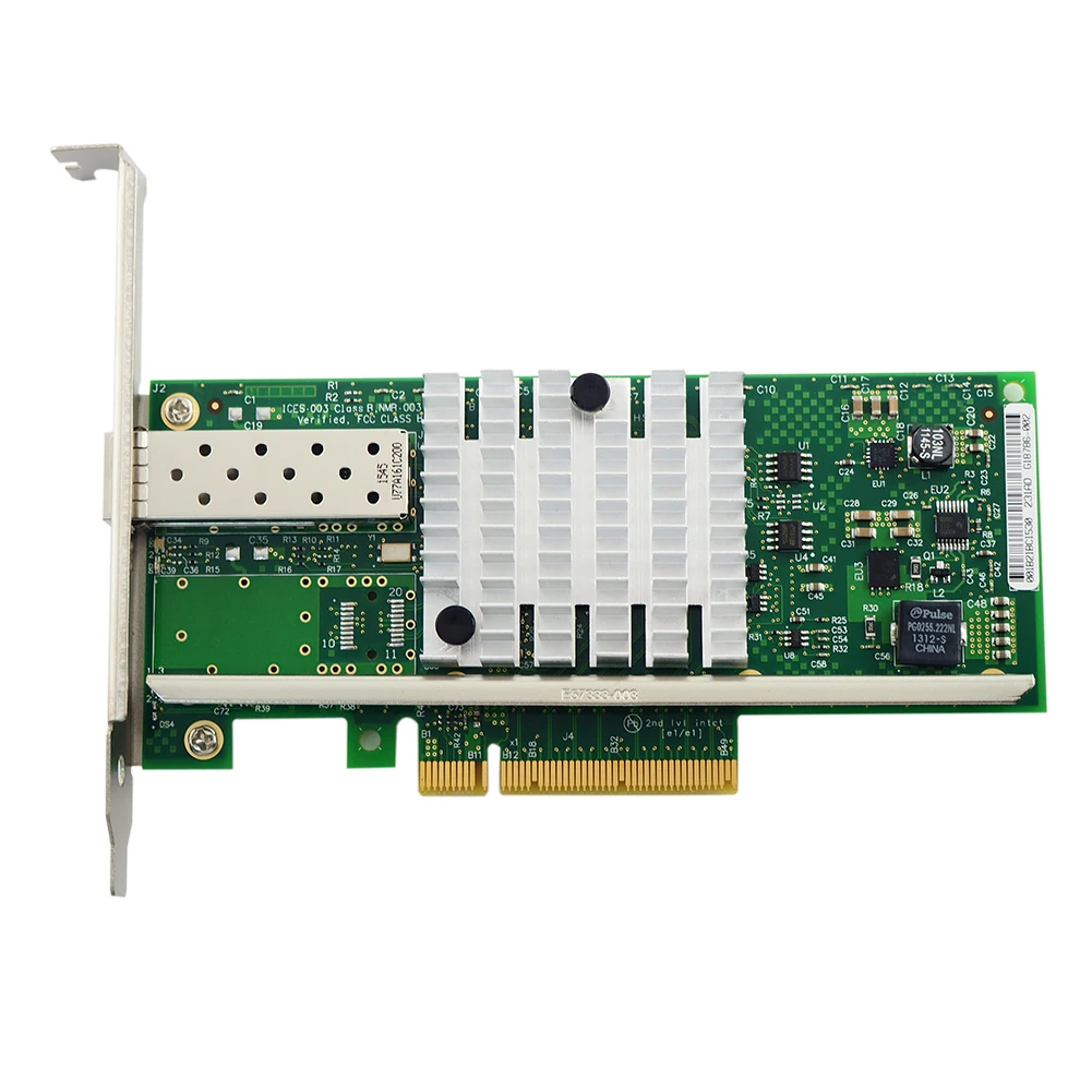 Led Pcie Accessories Servers E10G41BTDA Optical Fiber Adapter X520-DA1 SFP Mini Ethernet Network Card Single Port Computer 10GB
Led Pcie Accessories Servers E10G41BTDA Optical Fiber Adapter X520-DA1 SFP Mini Ethernet Network Card Single Port Computer 10GB