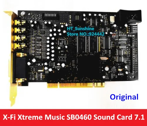 Звуковая карта X-Fi Xtreme Music SB0460, оригинальная цифровая звуковая карта 7,1, декодирование DTS, позолоченный кронштейн и интерфейс, супер игра
Звуковая карта X-Fi Xtreme Music SB0460, оригинальная цифровая звуковая карта 7,1, декодирование DTS, позолоченный кронштейн и интерфейс, супер игра