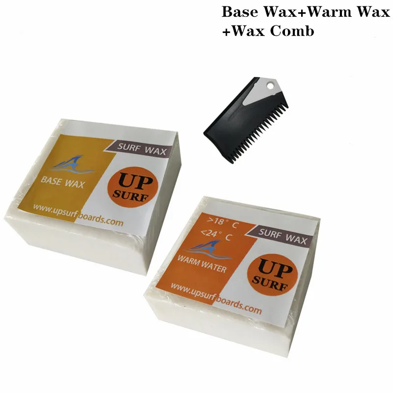 SUP Surf Wax Base Wax+Warm Water Wax+Wax Comb Favorable Combo | Спорт и развлечения
