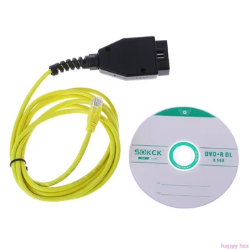 New ESYS Data Cable For BMW ENET Ethernet to OBD Interface E-SYS ICOM Coding for F-serie Diagnostic Cable
New ESYS Data Cable For BMW ENET Ethernet to OBD Interface E-SYS ICOM Coding for F-serie Diagnostic Cable