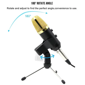 Professional Studio микрофон Microphone microfono condensador Sound Recording Microphone with Cardioid Studio Recording Mic
Professional Studio микрофон Microphone microfono condensador Sound Recording Microphone with Cardioid Studio Recording Mic